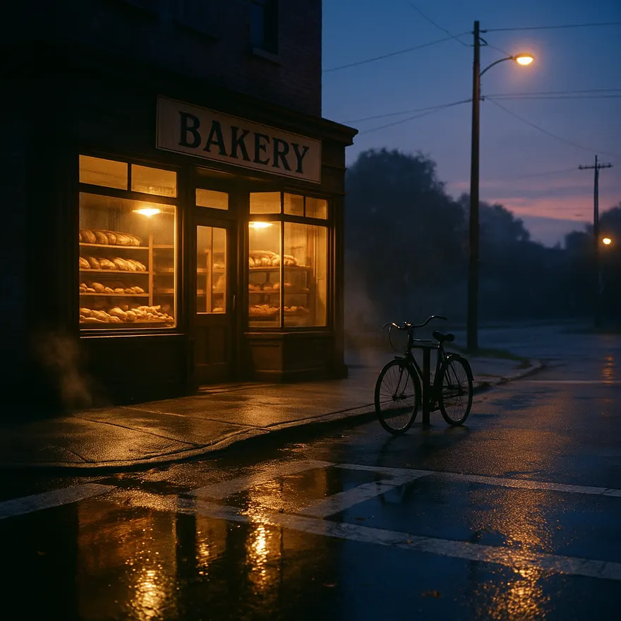 GPT-5 Image rendering the same corner bakery prompt